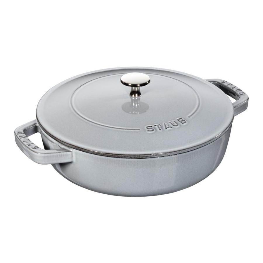 Staub（ストウブ） ブレイザー ソテーパン 28cm グレー 生涯保証| 鍋