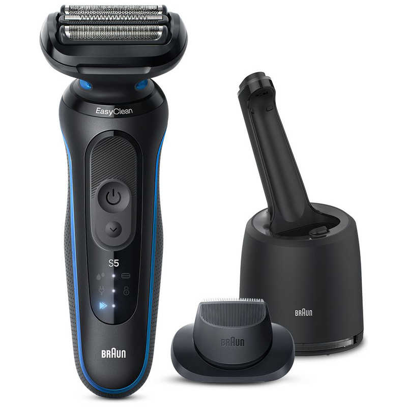 BRAUN 密着シリーズ5 充電式シェーバー 52-B7200cc （ブルー） メンズ