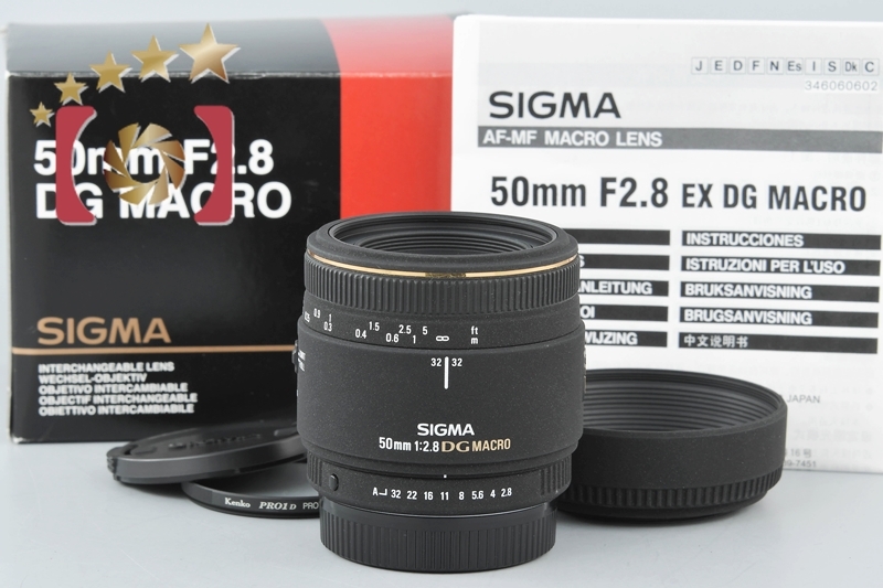 SIGMA シグマ MACRO 50mm F2.8 EX DG キヤノン用 交換レンズ - 最安値
