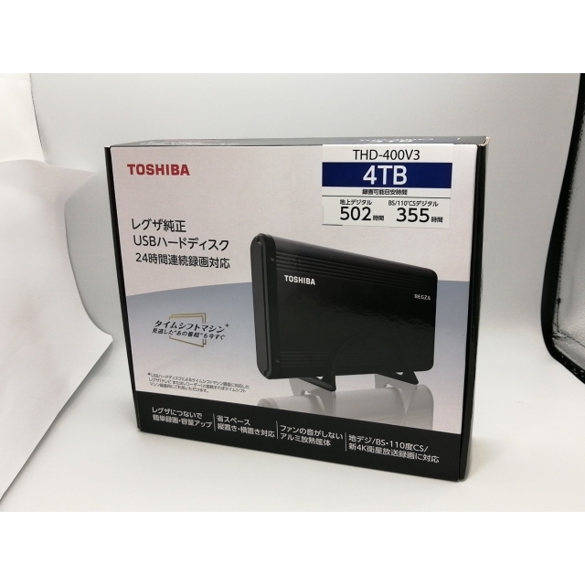 TOSHIBA THD-400V3 ［レグザ純正USBハードディスク 4TB］ HDD
