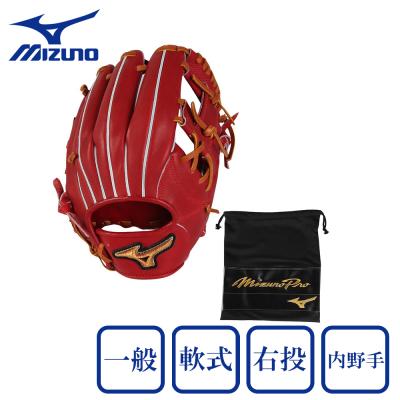 ミズノプロ 軟式グローブ（色：レッド系）のおすすめ人気商品一覧 通販