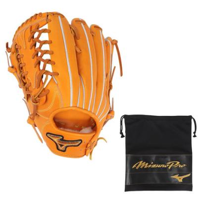 ミズノプロ 外野グローブ 軟式（色：オレンジ系）のおすすめ人気商品