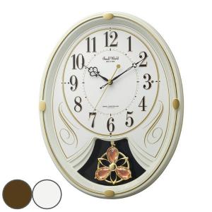 RHYTHM 電波からくり時計 リズム時計 スモールワールドアルディ