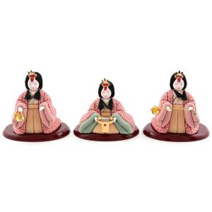雛人形 コンパクト 一秀 ひな人形 木目込人形飾り 官女単品 木村一秀作