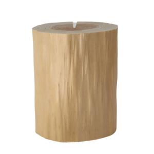 川島材木店 丸太の椅子 高さ40cm 直径約35cm 桧切り株 皮付き 薪割り台