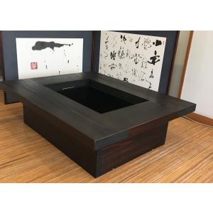 灰 五徳セット】囲炉裏テーブル 座卓タイプ3点セット 1000X800X280mm