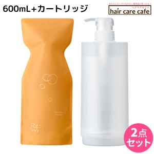 アジュバン リ: シャンプー 600mL + トリートメント 600g カートリッジ