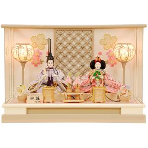 ひな段】【雛人形】付属品 35号七段赤毛氈付(アクリルフェルト)【雛段