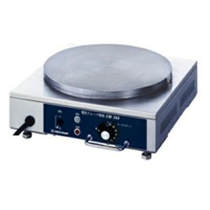 ニチワ 電気式 クレープ焼器 2連 CM-410HW 200V ハイパワー仕様 GKL-01
