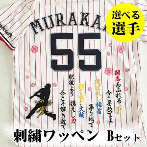 ☆送料無料☆東京 ヤクルト スワローズ つば九郎 ネーム 2 黒布 刺繍