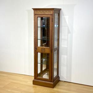 キュリオケース ガラス収納棚 ガラス ショーケース アンティーク調