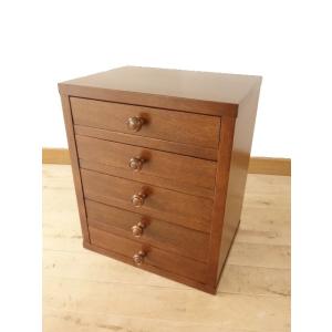 勇峰工芸 チロル イス(2) チェアー ナラ材家具 旭川家具 再塗装済