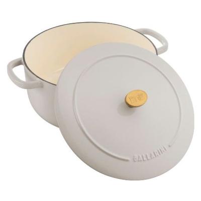 LOHACO - バッラリーニ ベラモンテ ラウンド 鋳物ホーロー鍋 クリーム