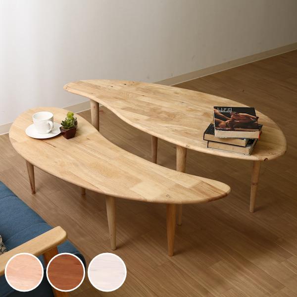 不二貿易（Fuji Boeki） センターテーブル 幅114cm 木製 天然木 サブ