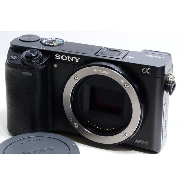 SONY（ソニー） α6000 ブラック ボディ 美品 Wi-Fiでストラップ付き