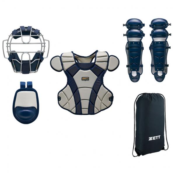 ゼット（ZETT） 野球 軟式用 防具 4点セット BL3350 軟式キャッチャー