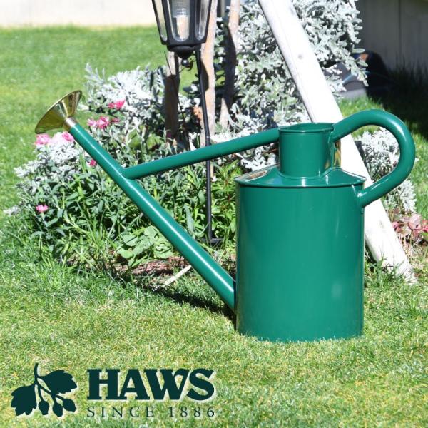 HAWS 英国 トラディショナルカン 8.8L グリーン じょうろ ジョウロ