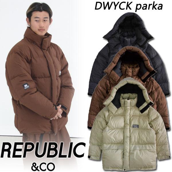 23-24 REPUBLIC &CO/リパブリック DWYCK parka メンズ レディース 防水
