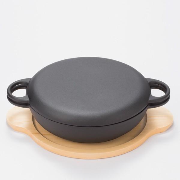 及源鋳造（OIGEN）南部鉄器 盛栄堂 ニューラウンド万能鍋 27cm F-157