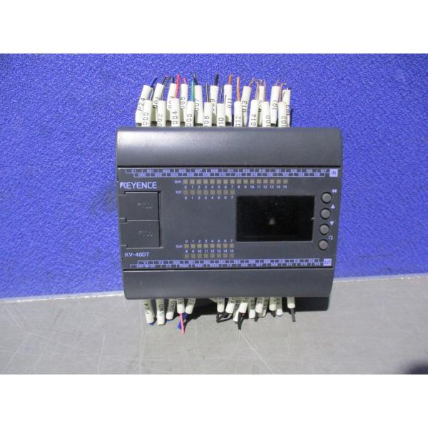 中古 KEYENCE 表示機能内蔵PLC KV-40DT (BARR71229C117