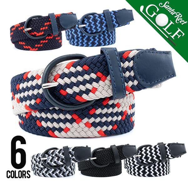 ゴルフ ベルト メンズ 穴なし 穴レス 無段階 ゴルフベルトゴム