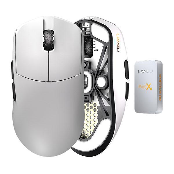 LAMZU LAMZU Maya X 8Kレシーバー付属 ワイヤレスゲーミングマウス