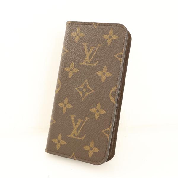 ルイヴィトン LOUIS VUITTON フォリオ イニシャル入り iPhoneX・XS
