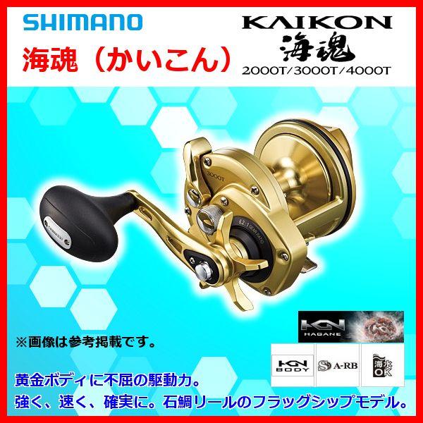 シマノ（SHIMANO） 15 海魂 4000T リール 石鯛用 両軸リール