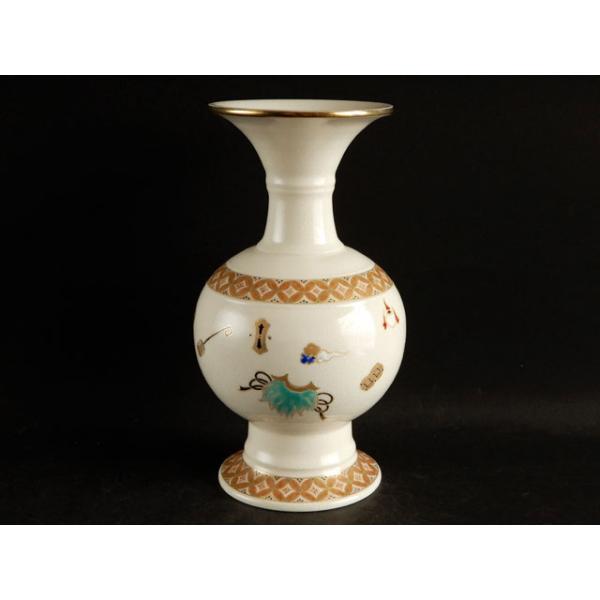 薩摩焼 十五代 沈 壽官 七宝宝尽文 花瓶 : 古美術植松 - 通販 - Yahoo