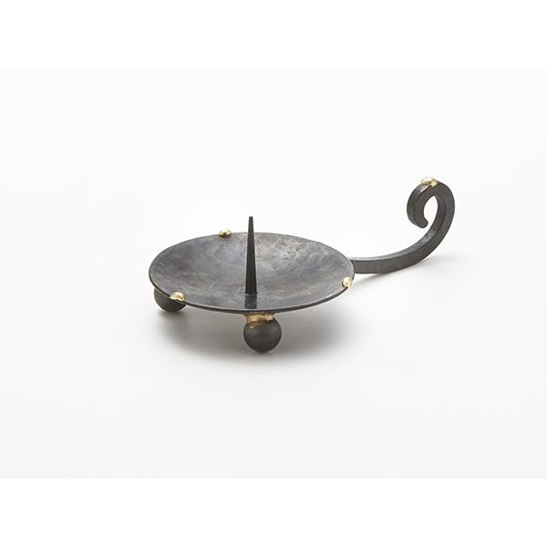 鉄製燭台 豆 大與 火立て 燭台 仏具 灯立 キャンドルホルダー 蝋燭台