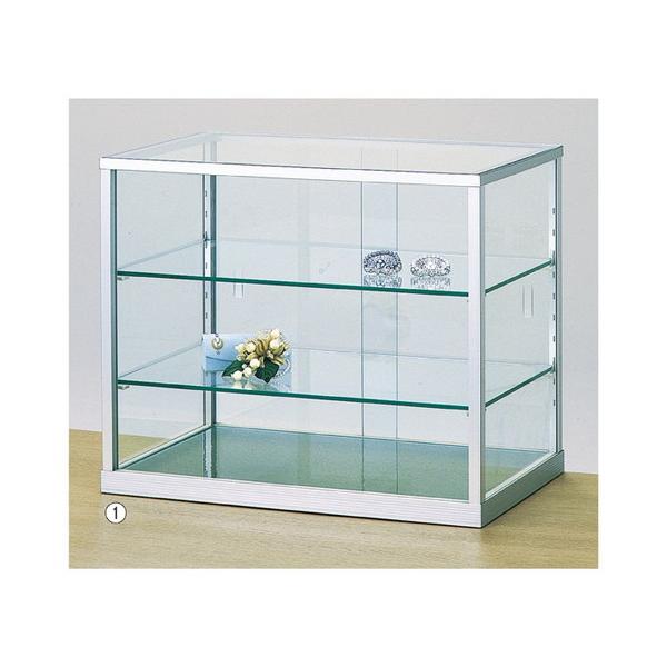 本体) 卓上ガラスショーケース W60×H38.7cm / kp38-106-6-2 : 看板材料