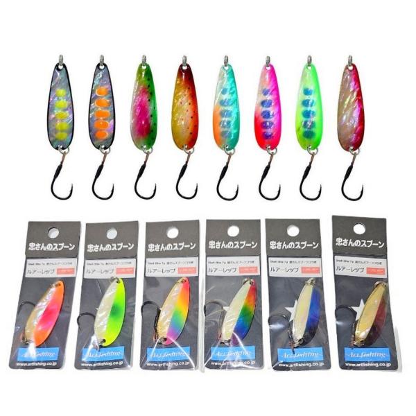 Shell Bite 忠さんのスプーン 7g SPOON （Made in Japan）アワビ張り