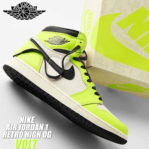 エア ジョーダン 1 NIKE AIR JORDAN RETRO HIGH OG volt/black-sail