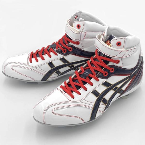 ASICS（アシックス） 【サイズ交換送料無料】ホワイト×ネイビー 野球