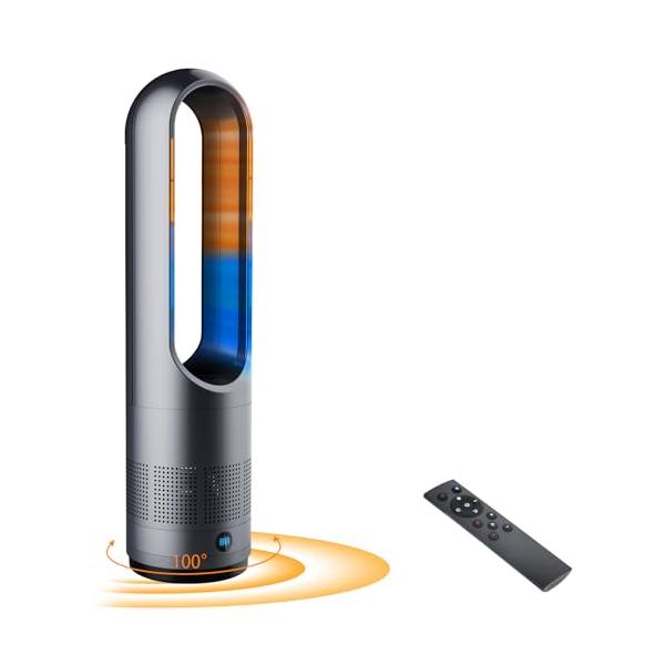 セラミックヒーター 【冬新定番・?暖兼用・羽根なし】ヒーター 暖房