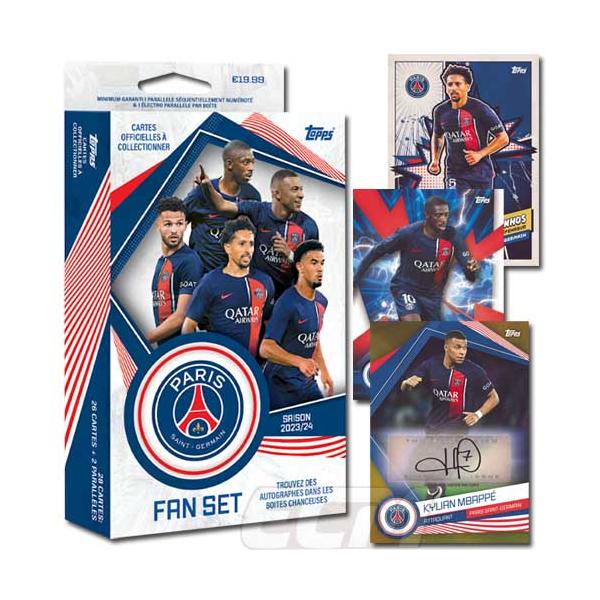 予約TOP03】【国内未発売】Topps パリサンジェルマン 23-24 ファン