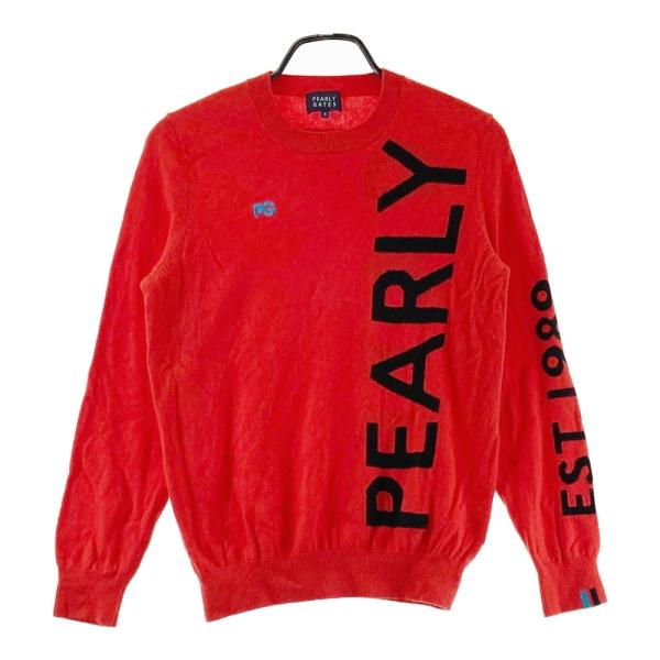 PEARLY GATES パーリーゲイツ カシミヤ ニットセーター レッド系 4