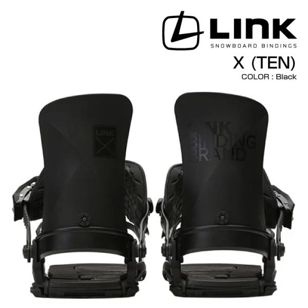 日本正規品 スノーボード ビンディング リンク LINK X (TEN) Black