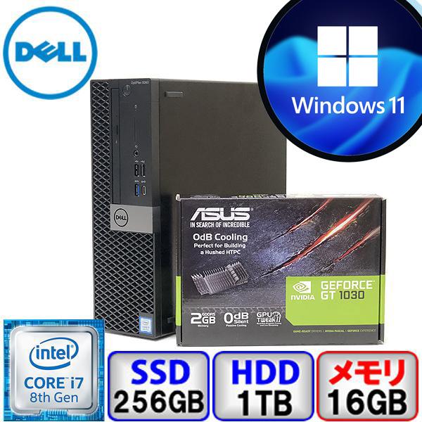 ゲーミングPC DELL OptiPlex 5060 D11S Core i7 64bit 16GB メモリ