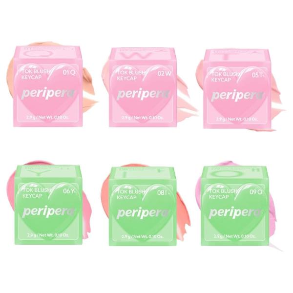 peripera（ペリペラ） トック ブラッシュ キーキャップ 01・02・05・06