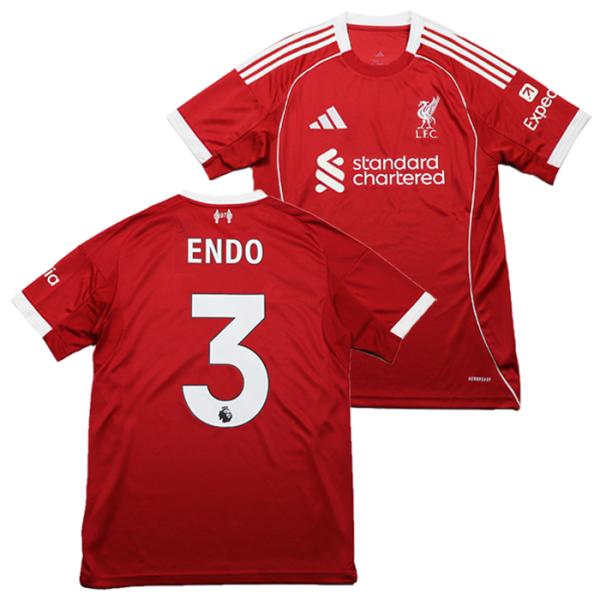adidas（アディダス） ＃3 遠藤航 25/26 LFC リバプールFC ホーム