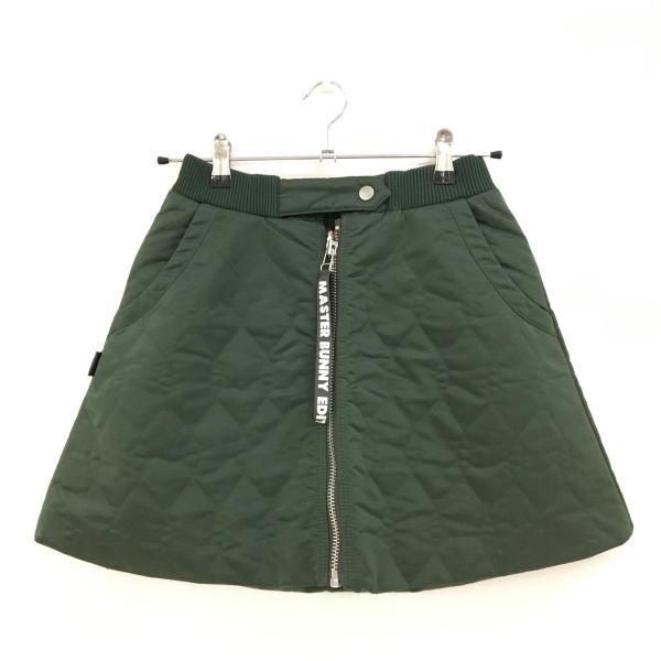 新品】マスターバニー 中綿スカート カーキ フロントジップ 発熱