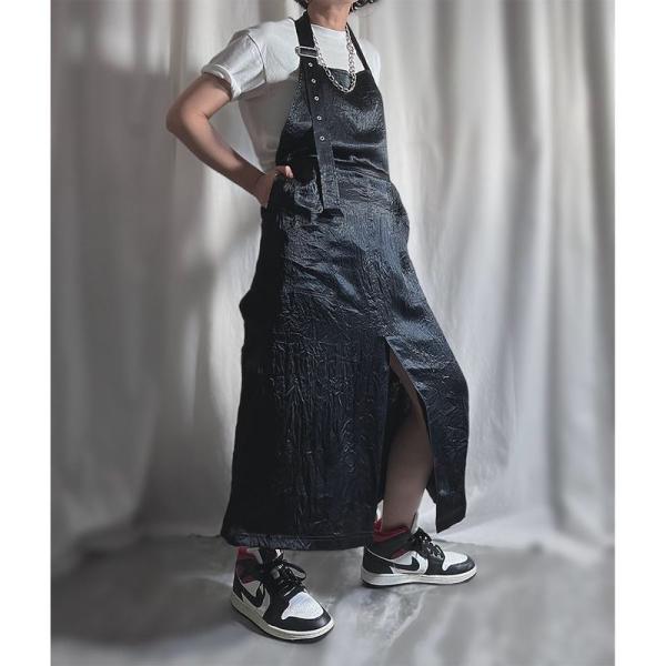 PROVOKE プロヴォーク ワンピース satin apron dress PV-070036