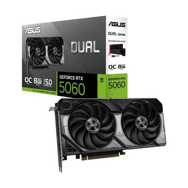Dual GeForce RTX 5060 8GB GDDR7 OC Edition DUAL-RTX5060-O8G