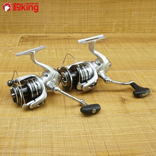 シマノ 13ナスキー C5000、C3000HG 2台セット/M415M スピニングリール