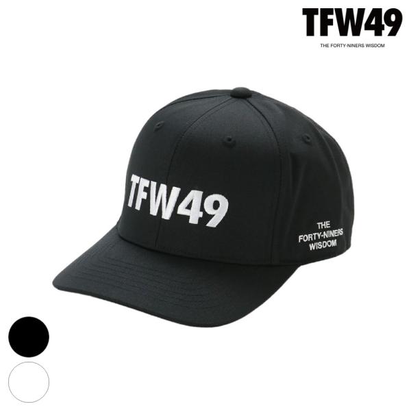 TFW49 キャップ TFW CAP T132220011 BLACK WHITE : DEPARTMENTSTORES