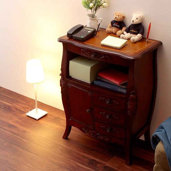 スタンザインテリア アンティーク調電話台 おしゃれ 姫系 姫