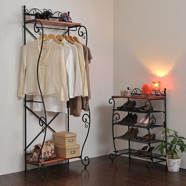 JK-PLAN（ジェイケイ・プラン） ハンガーラック アンティーク 姫系 猫