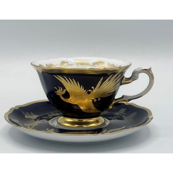 大倉陶園 金蝕鳳凰図瑠璃碗皿 コーヒー碗皿 : うつわ館伊藤 - 通販