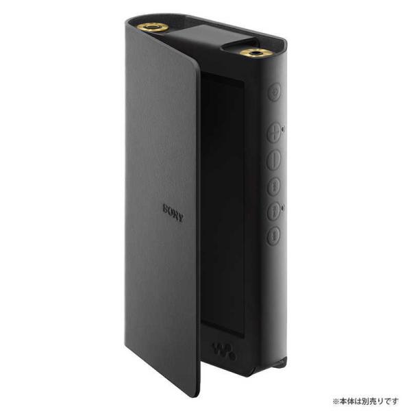 SONY（ソニー） SONY NW-WM1ZM2/NW-WM1AM2 専用レザーケース ブラック